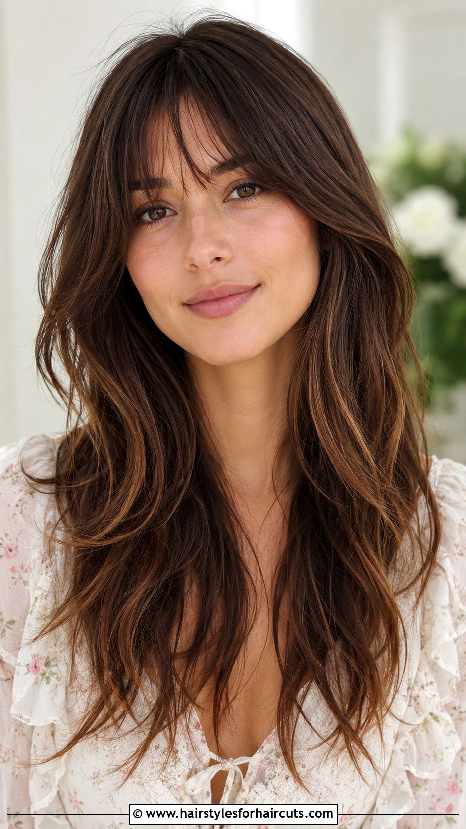Long Blunt Cut Face Framing Pieces - 25 face-framing haircuts long hair - 25 face-framing haircuts long hair