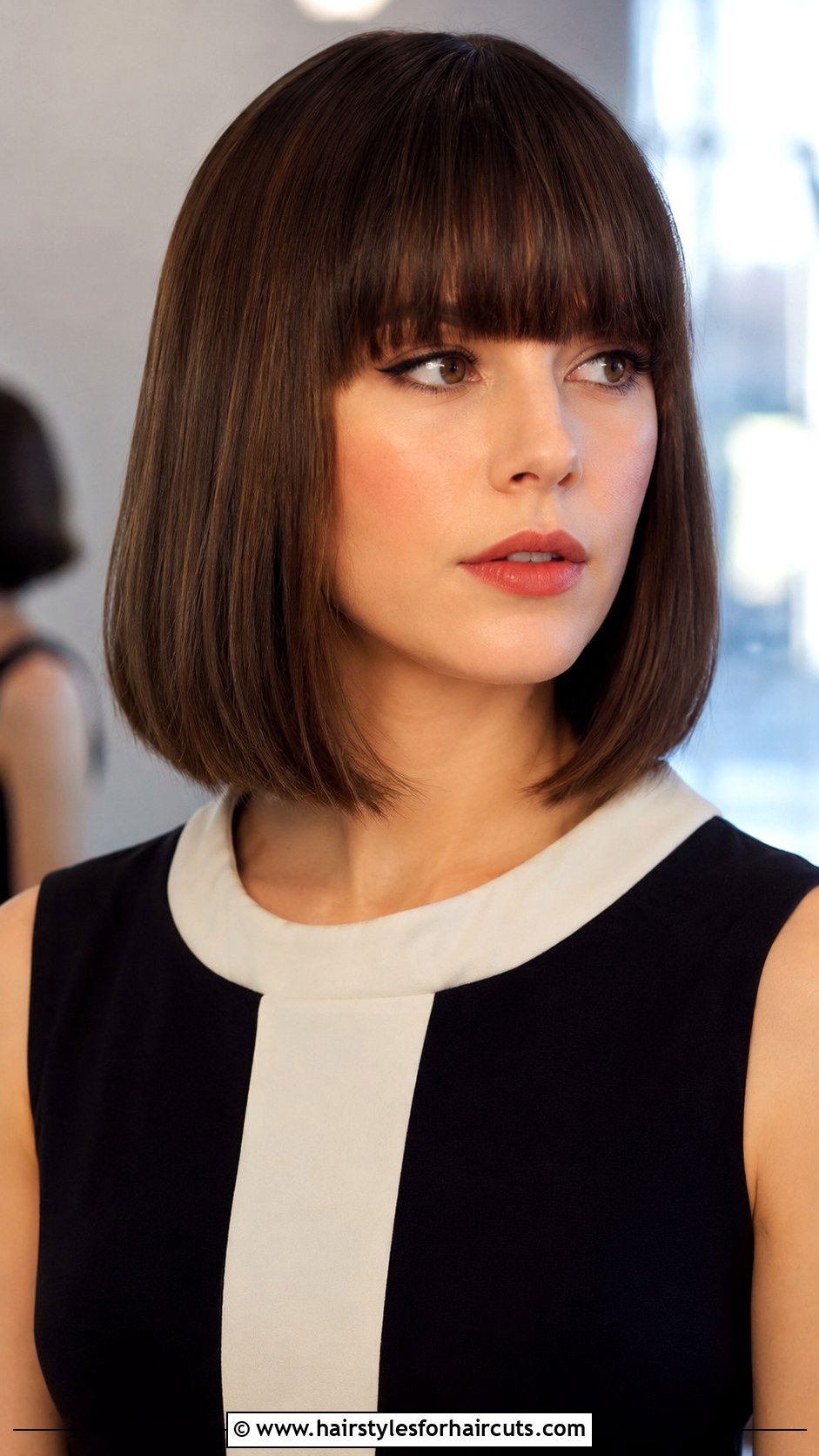 Long Bob With Bangs - 25 long hair bob haircuts - 25 long hair bob haircuts