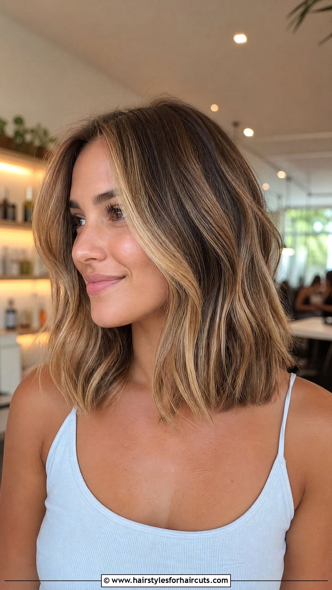 Long Bob With Bronde Lowlights - 25 low lights hairstyles - 25 low lights hairstyles