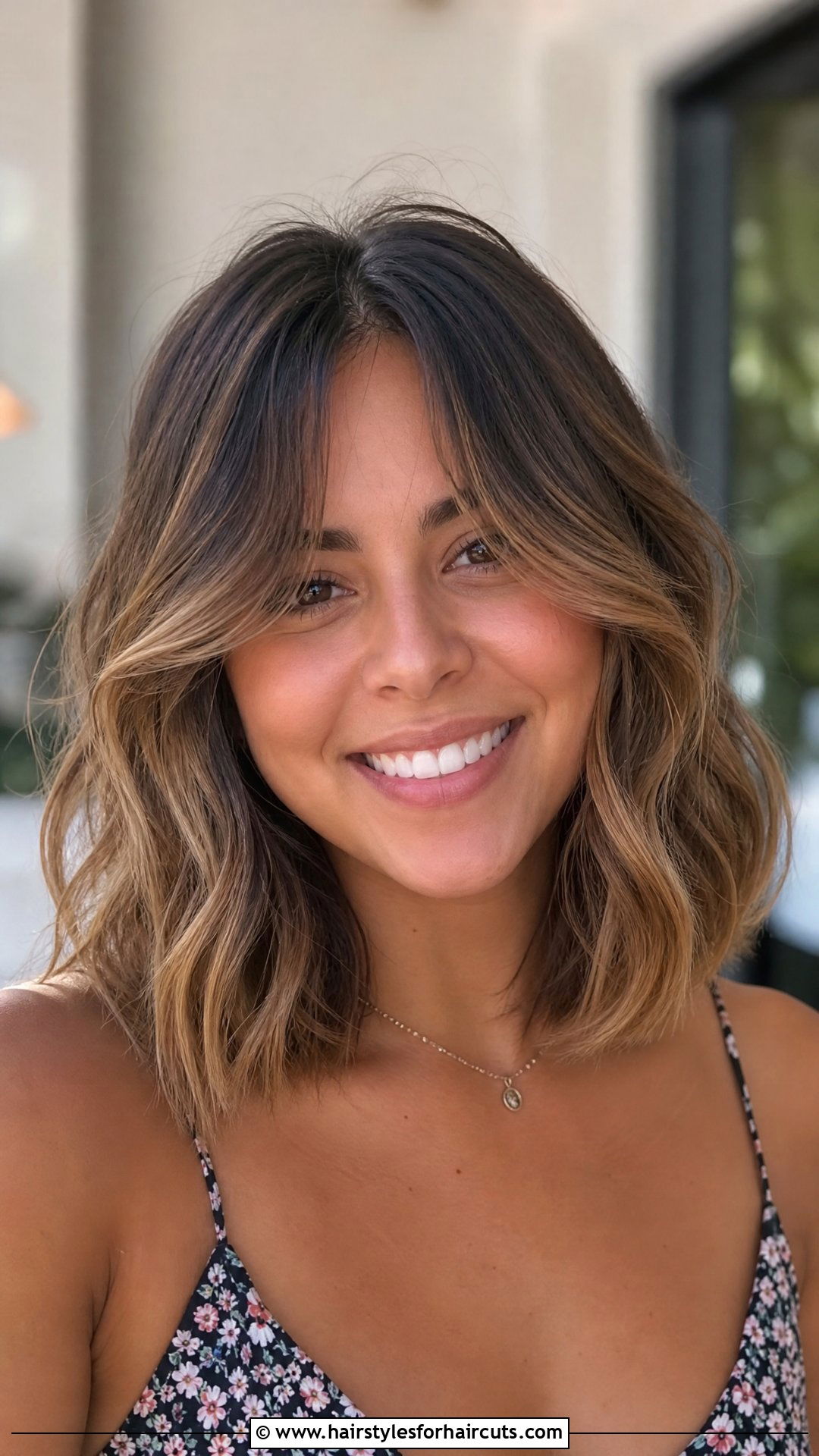 Long Bob With Curtain Bangs - 25 long bob haircuts for wavy hair - 25 long bob haircuts for wavy hair