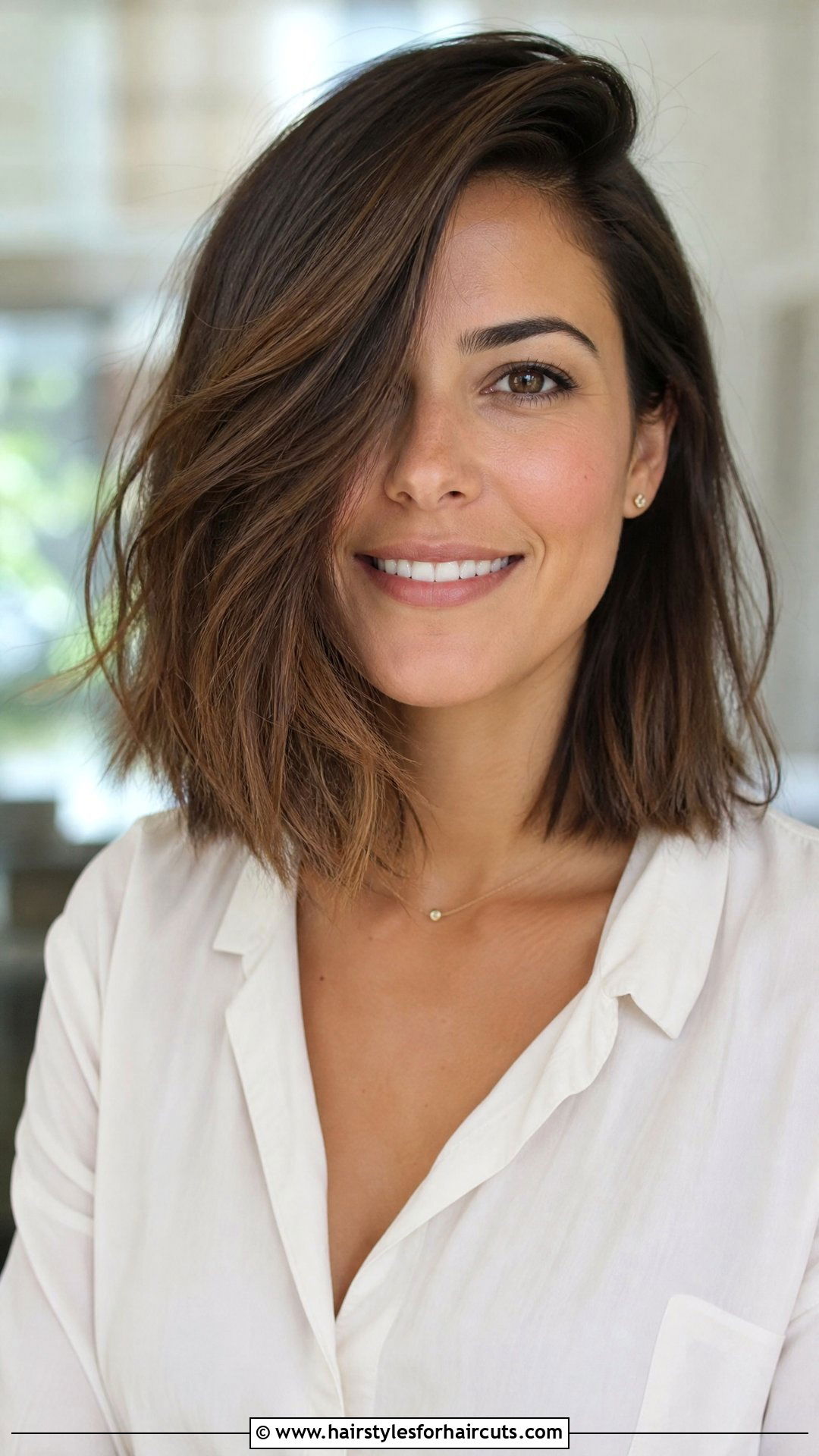 Long Bob With Deep Side Part - 25 best hairstyles for thinning hair women - 25 best hairstyles for thinning hair women