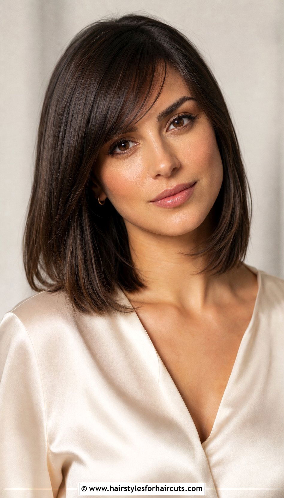 Long Bob With Side Bangs - 25 cute bob haircuts - 25 cute bob haircuts