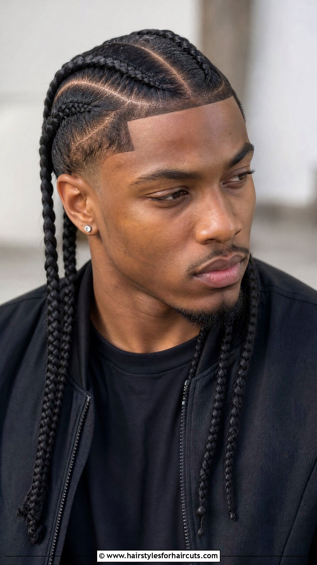 Long Braids With Edge Up - 25 edgers haircuts - 25 edgers haircuts