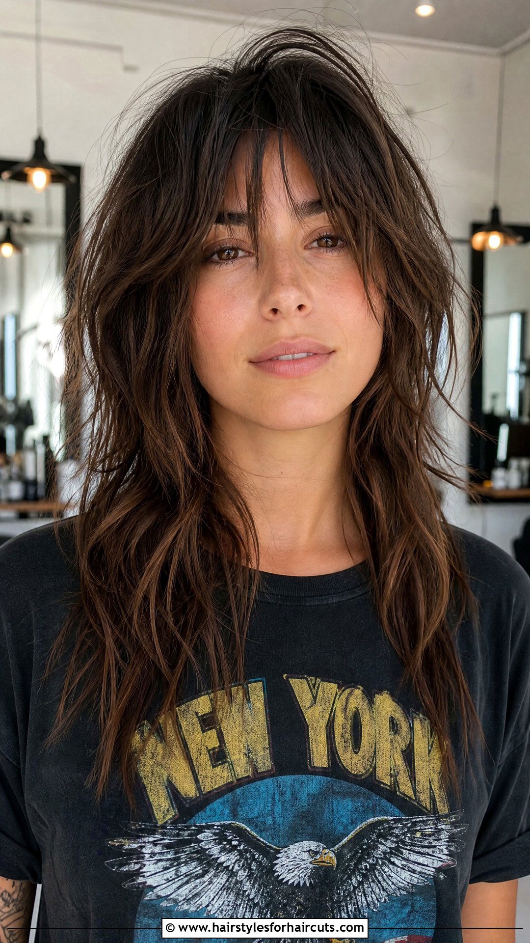 Long Choppy Layers - 25 womens long hairstyles - 25 women's long hairstyles
