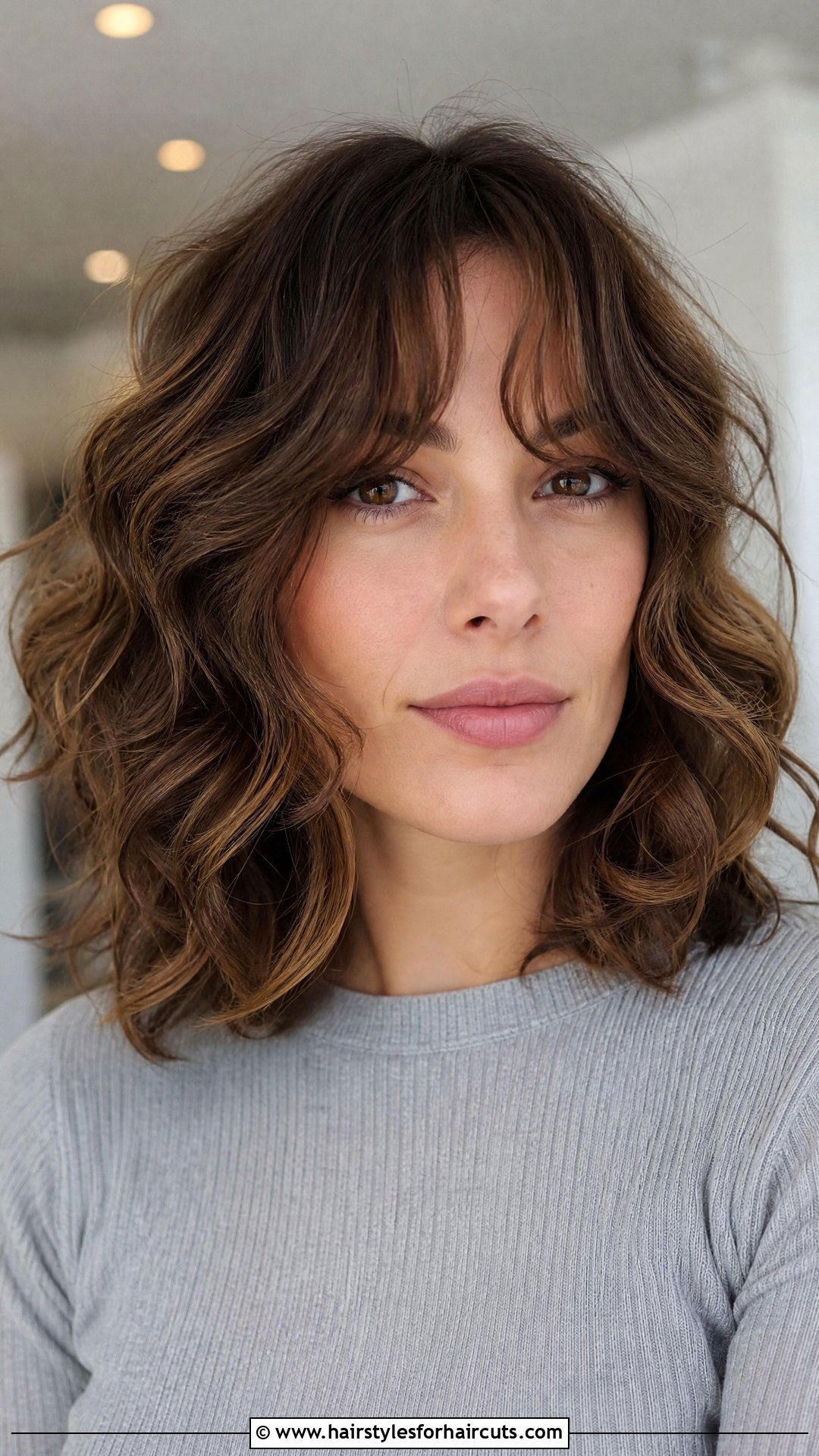 Long Curly Bangs Shoulder Length - 25 haircuts for shoulder length curly hair - 25 haircuts for shoulder length curly hair