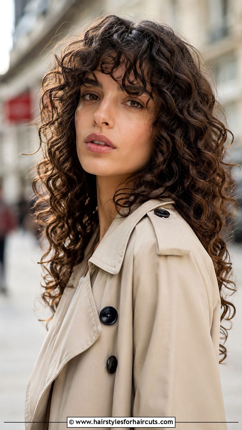 Long Curly Hair With Bangs - 25 big curly hairstyles for long hair - 25 big curly hairstyles for long hair