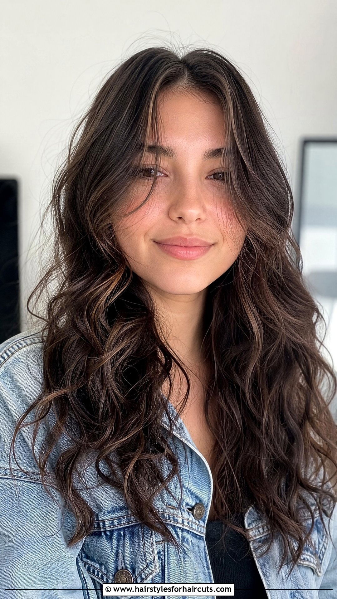 Long Curly Hair With Curtain Bangs - 25 curly haircuts for long hair - 25 curly haircuts for long hair