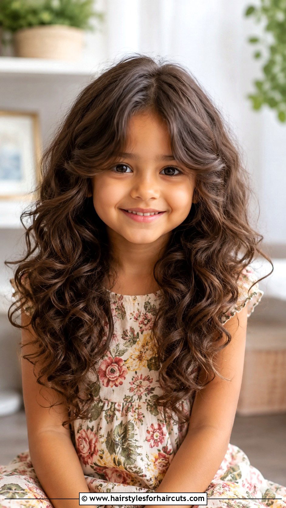 Long Curly Hair With Curtain Bangs And Layers - 25 little girl haircuts with bangs curly hair - 25 little girl haircuts with bangs curly hair