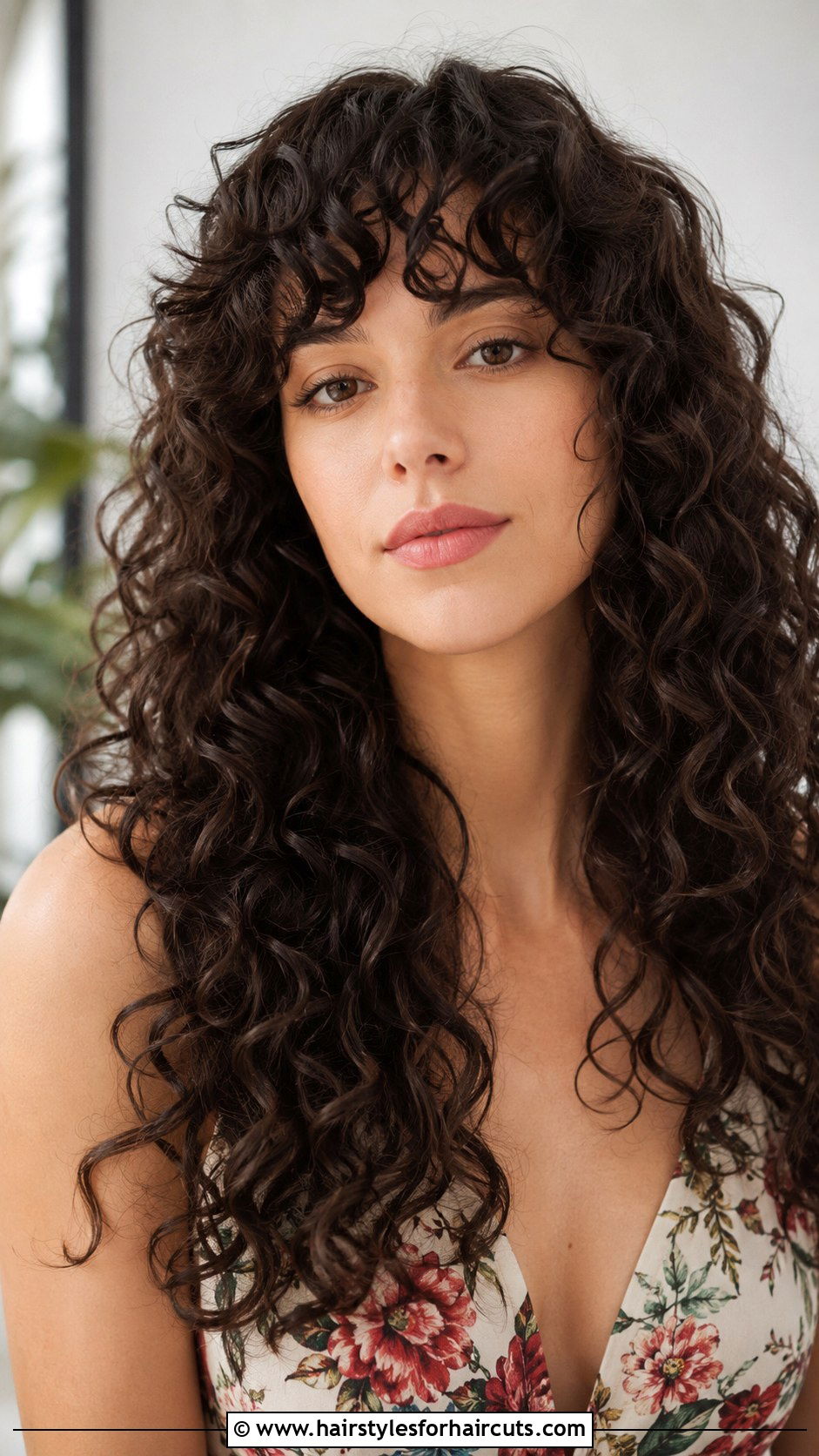 Long Curly Haircut With Bangs - 25 haircuts for thick curly hair women - 25 haircuts for thick curly hair women
