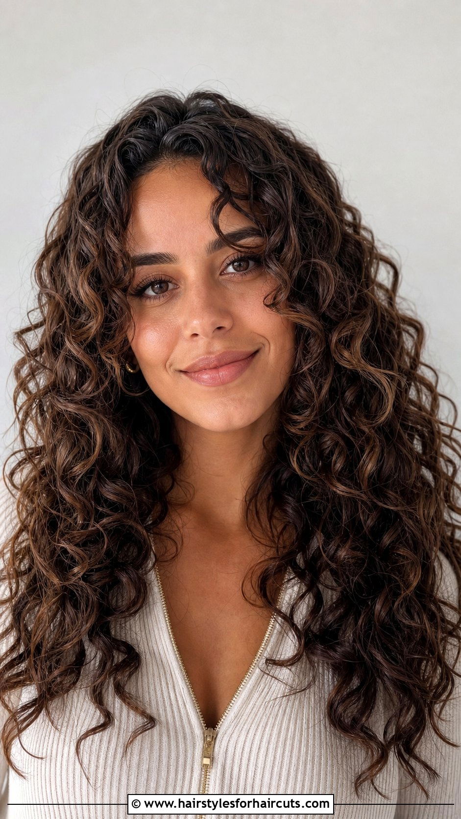 Long Curly Haircut With Face Framing Layers - 25 haircuts for curly fine hair - 25 haircuts for curly fine hair