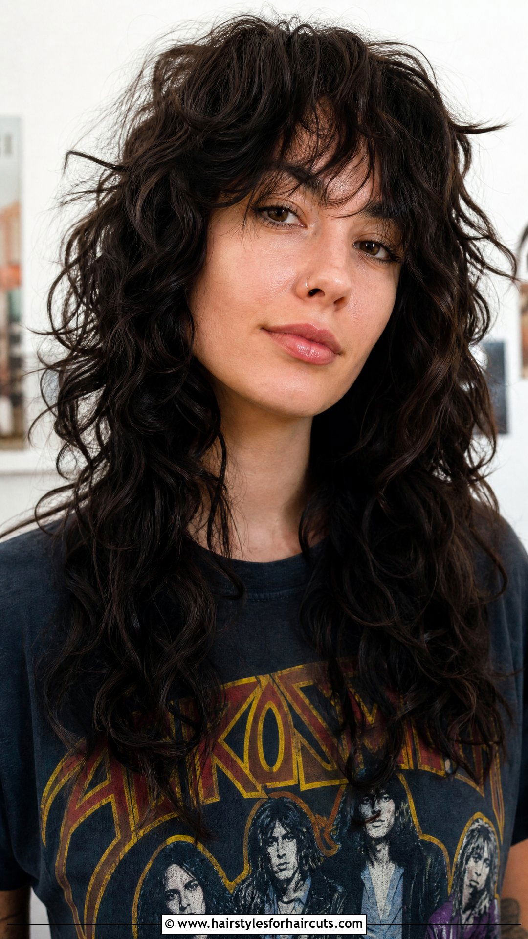 Long Curly Shag - 25 thick curly hair haircuts - 25 thick curly hair haircuts