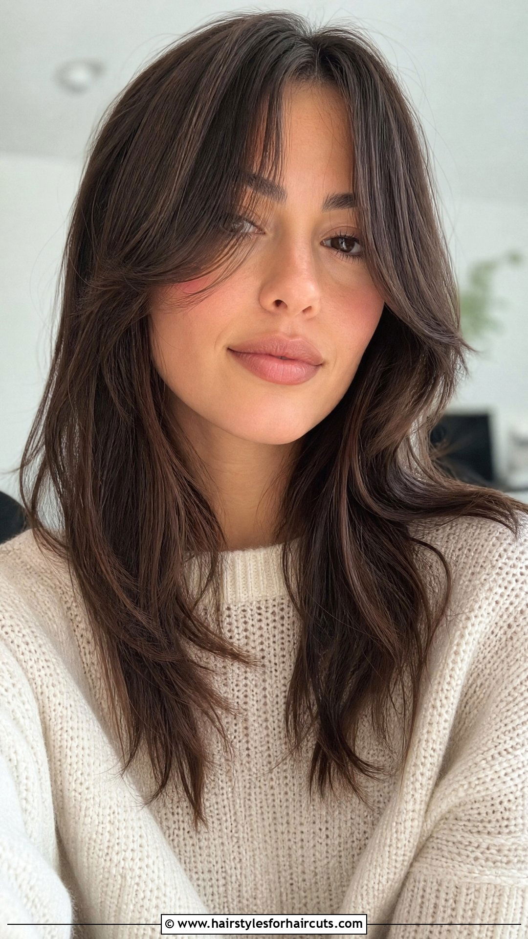 Long Curtain Bangs Hairstyle - 25 hairstyles with real hair - 25 hairstyles with real hair