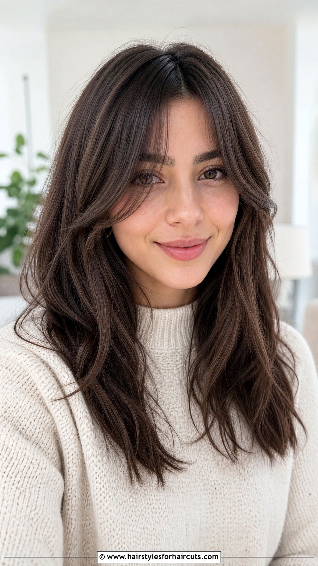 Long Curtain Bangs Hairstyle - 25 long hairstyles - 25 long hairstyles