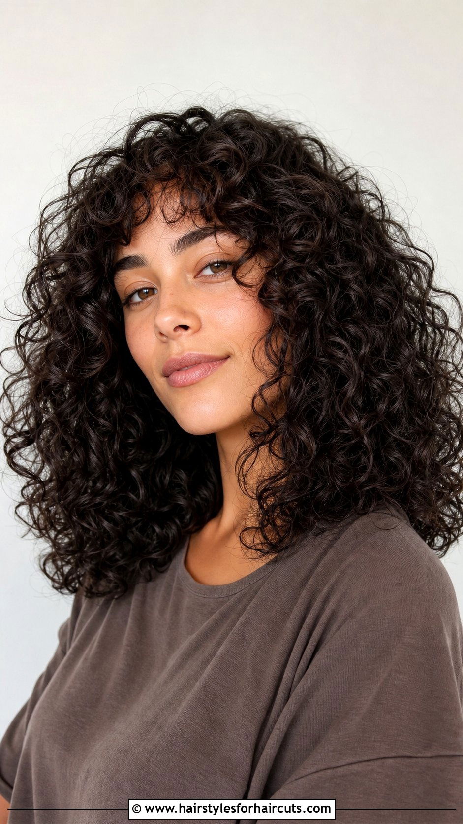 Long Dark Curly Haircut - 25 dark long hairstyles - 25 dark long hairstyles
