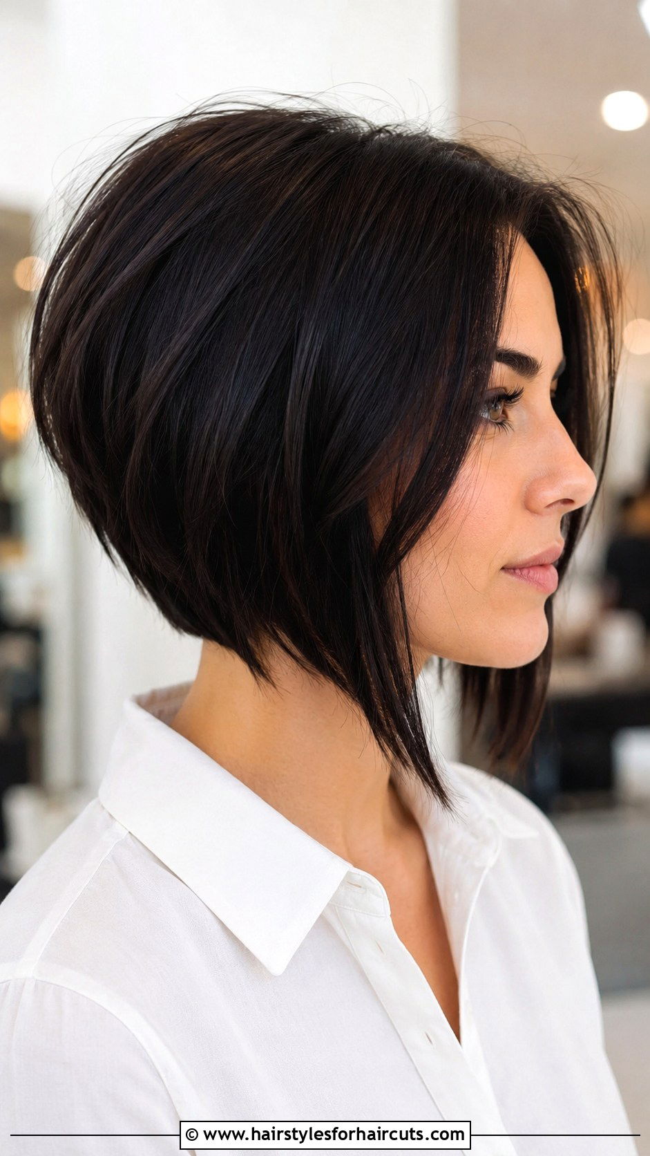 Long Dark Layered Hair - 25 dark hairstyles - 25 dark hairstyles