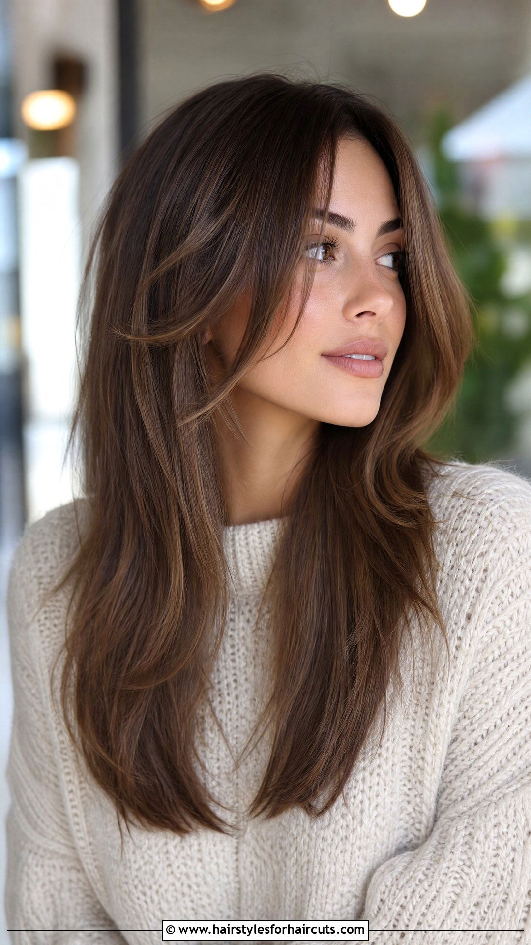 Long Face Framing Layers - 25 womans hairstyles - 25 woman's hairstyles