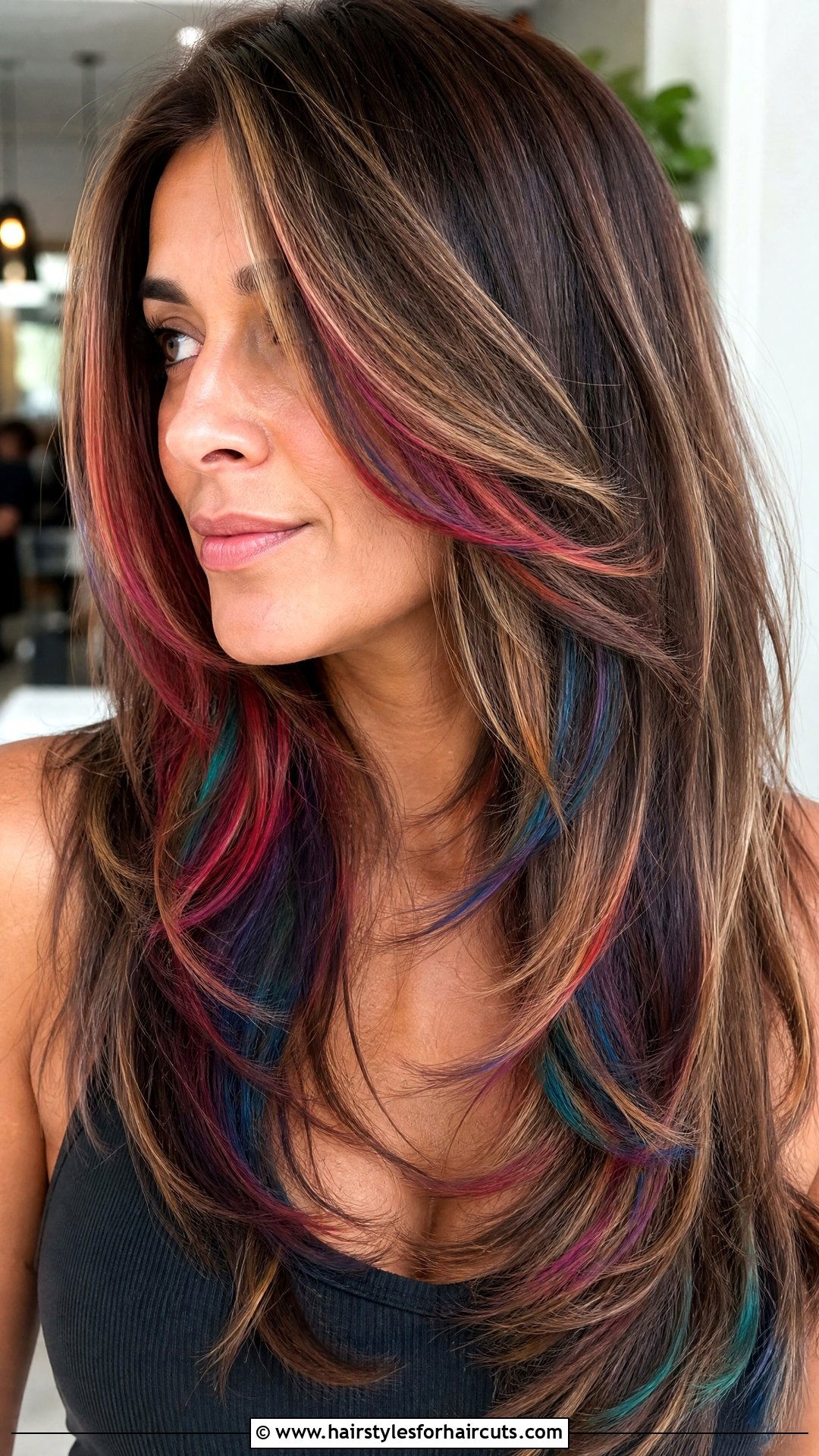 Long Feather Cut With Highlights - 25 feather cut hairstyles for long hair - 25 feather cut hairstyles for long hair