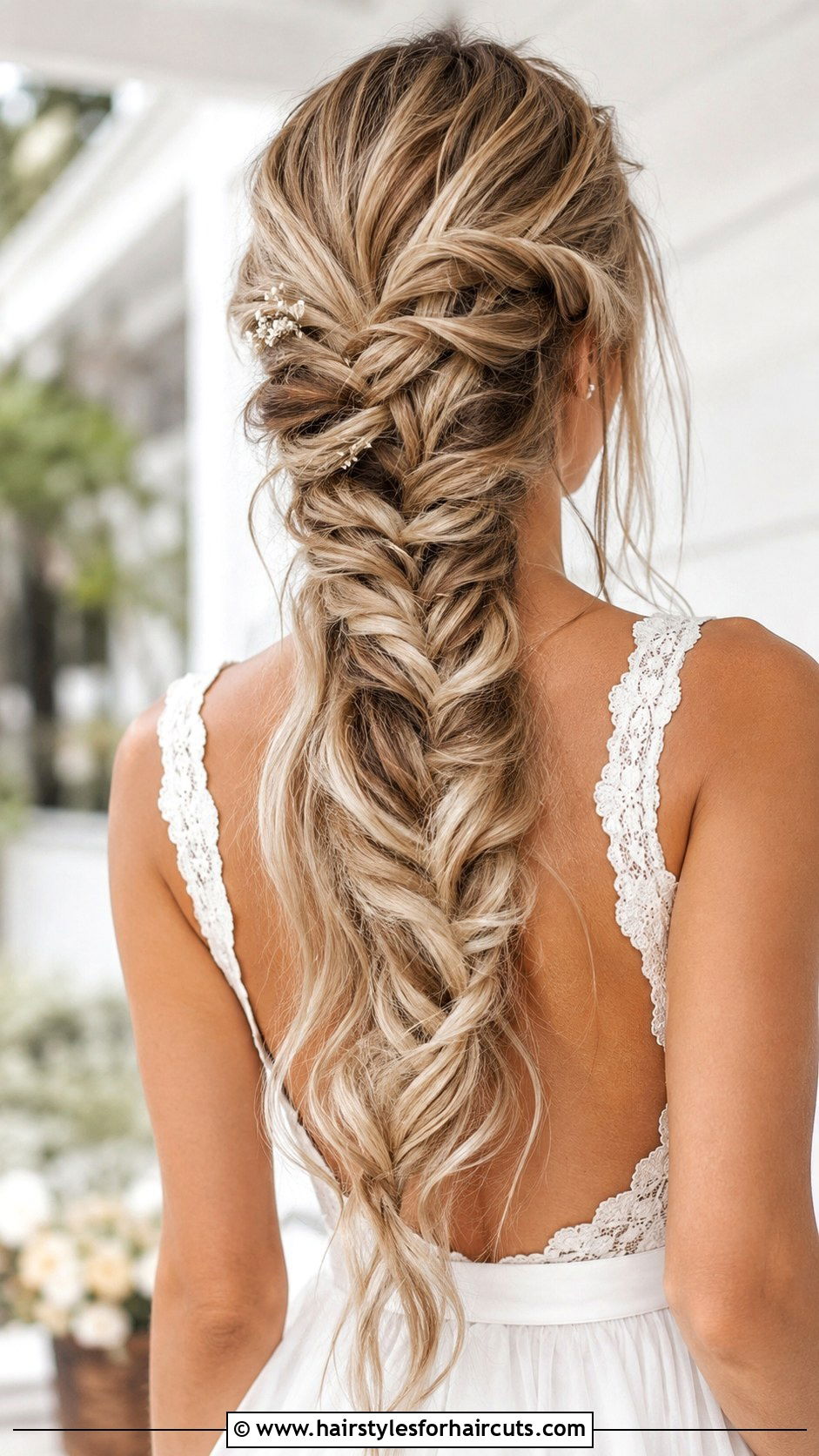 Long Fishtail Braid With Clip In Extensions - 25 hair extensions for wedding hairstyles - 25 hair extensions for wedding hairstyles