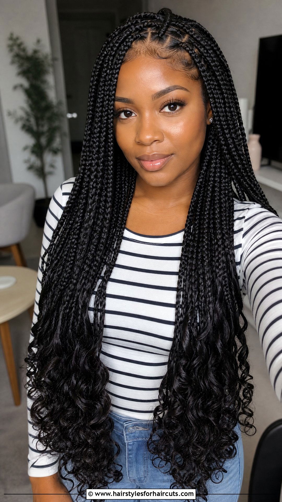 Long Goddess Braids - 25 goddess hairstyles for black hair - 25 goddess hairstyles for black hair