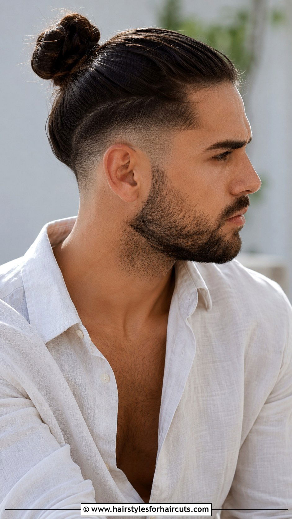 Long Hair Low Fade Man Bun - 25 long hair low fade haircuts - 25 long hair low fade haircuts