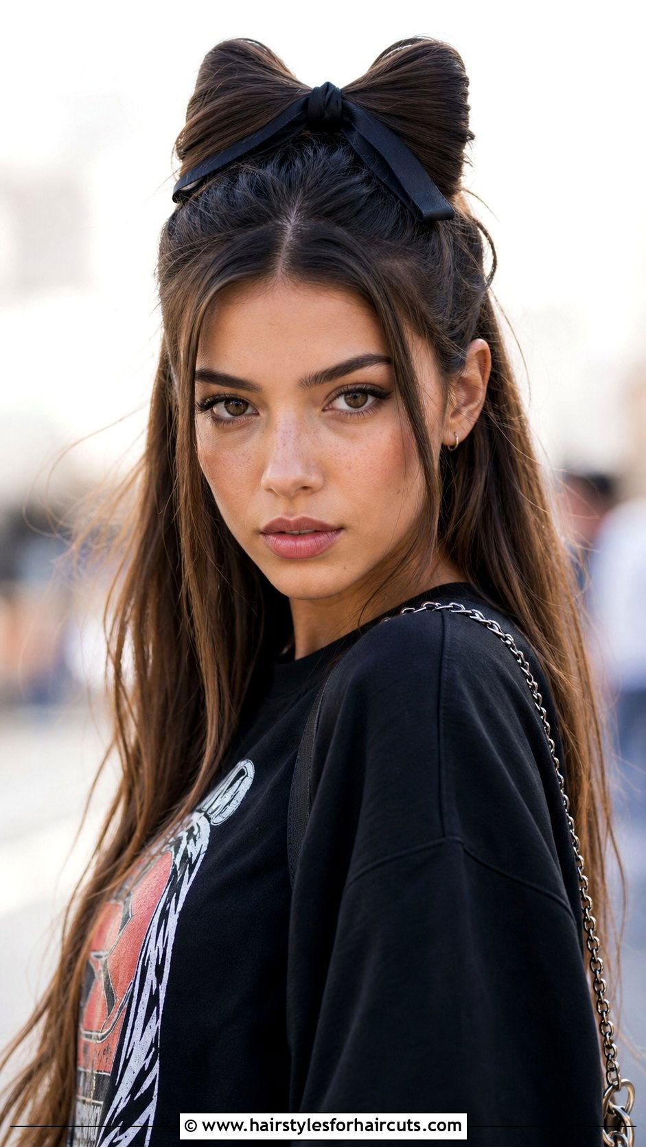 Long Hair Ribbon Bow - 25 long hair ribbon hairstyles - 25 long hair ribbon hairstyles