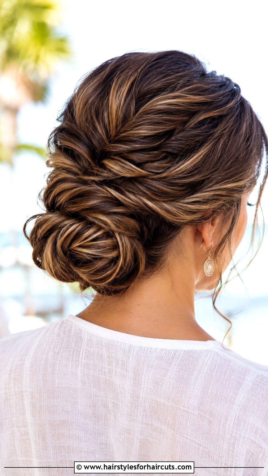 Long Hair Rope Twist Beach Updo - 25 long hair beach hairstyles - 25 long hair beach hairstyles