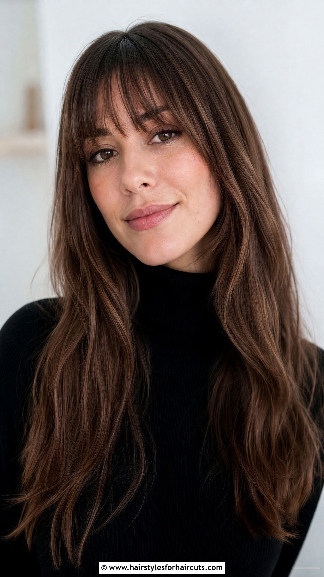 Long Hair With Bangs - 25 long hairstyles for ladies - 25 long hairstyles for ladies