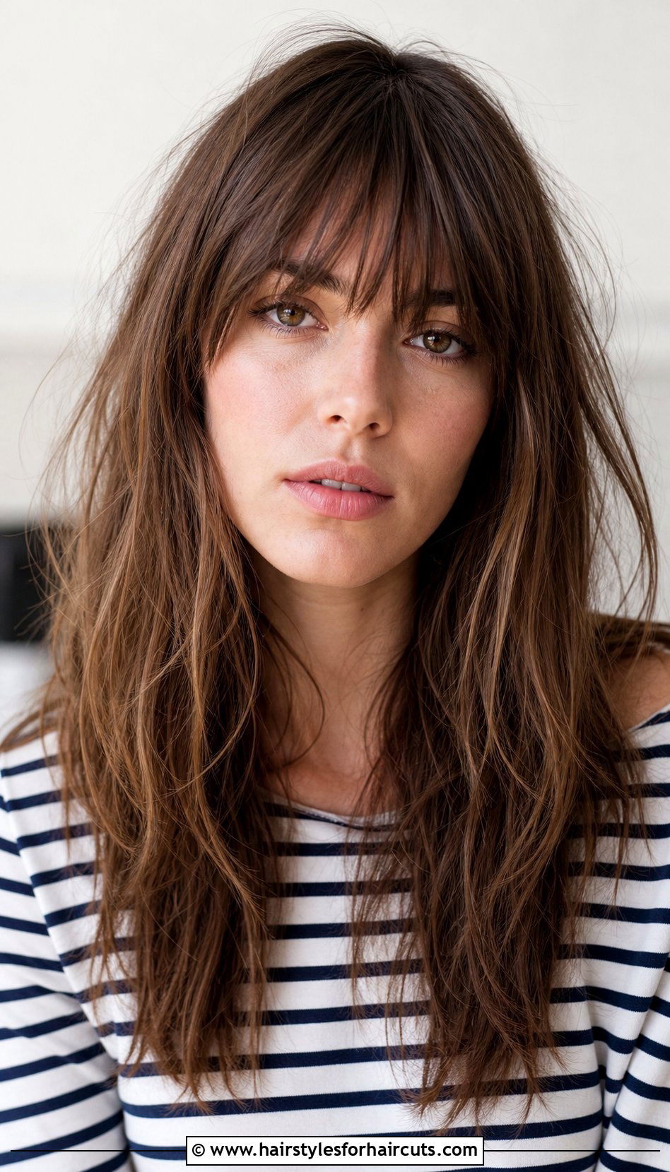 Long Hair With Birkin Bangs - 25 hairstyles long hair with bangs - 25 hairstyles long hair with bangs