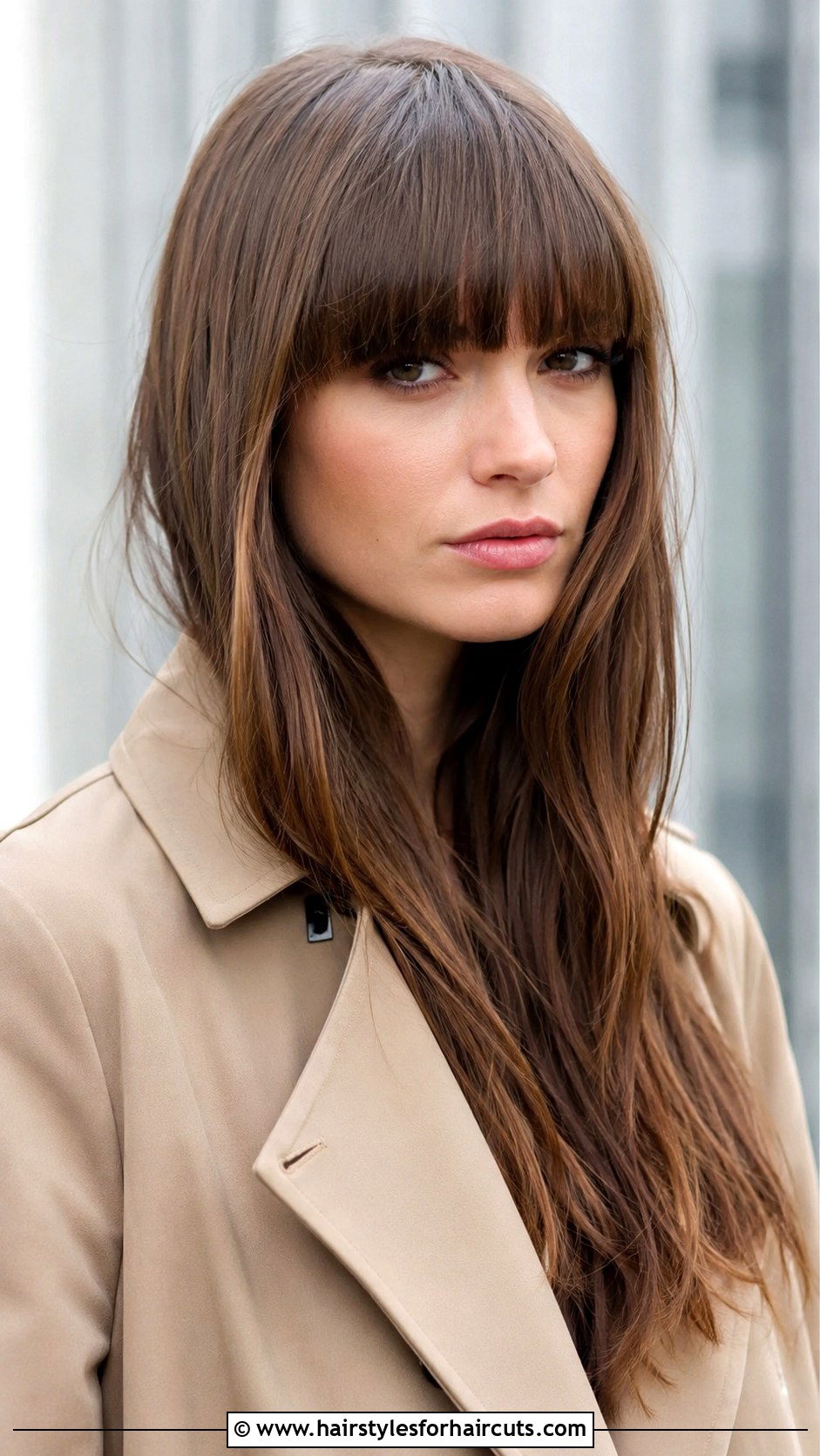 Long Hair With Blunt Bangs - 25 best haircuts long hair - 25 best haircuts long hair