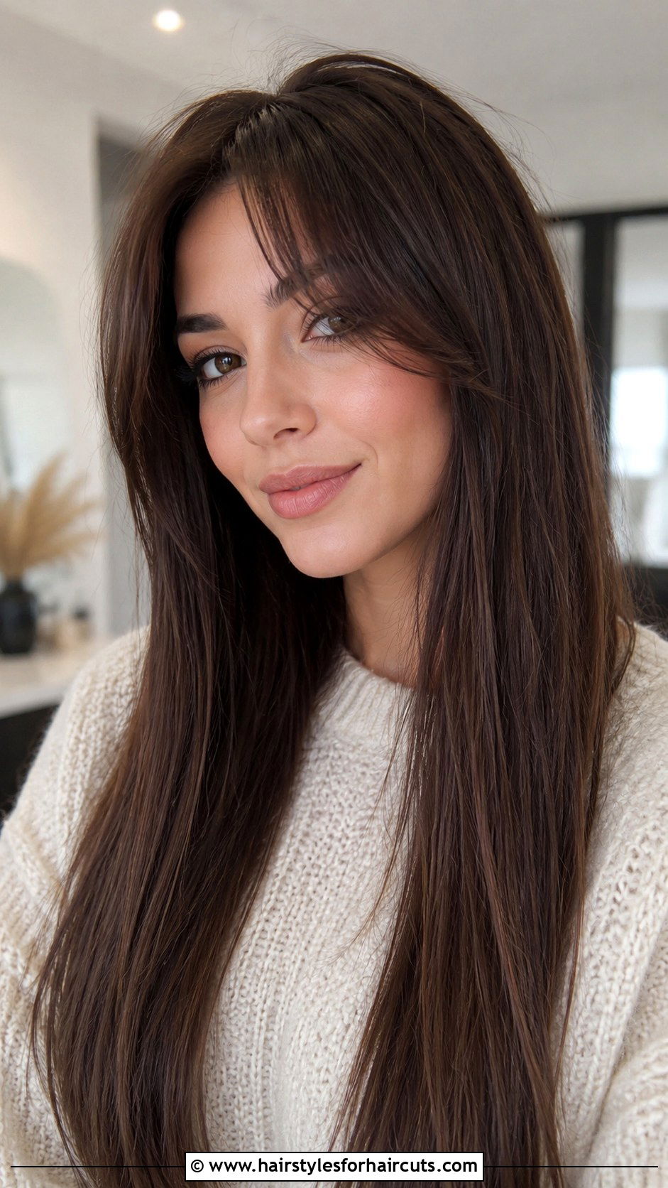Long Hair With Curtain Bangs - 25 haircuts san jose - 25 haircuts san jose