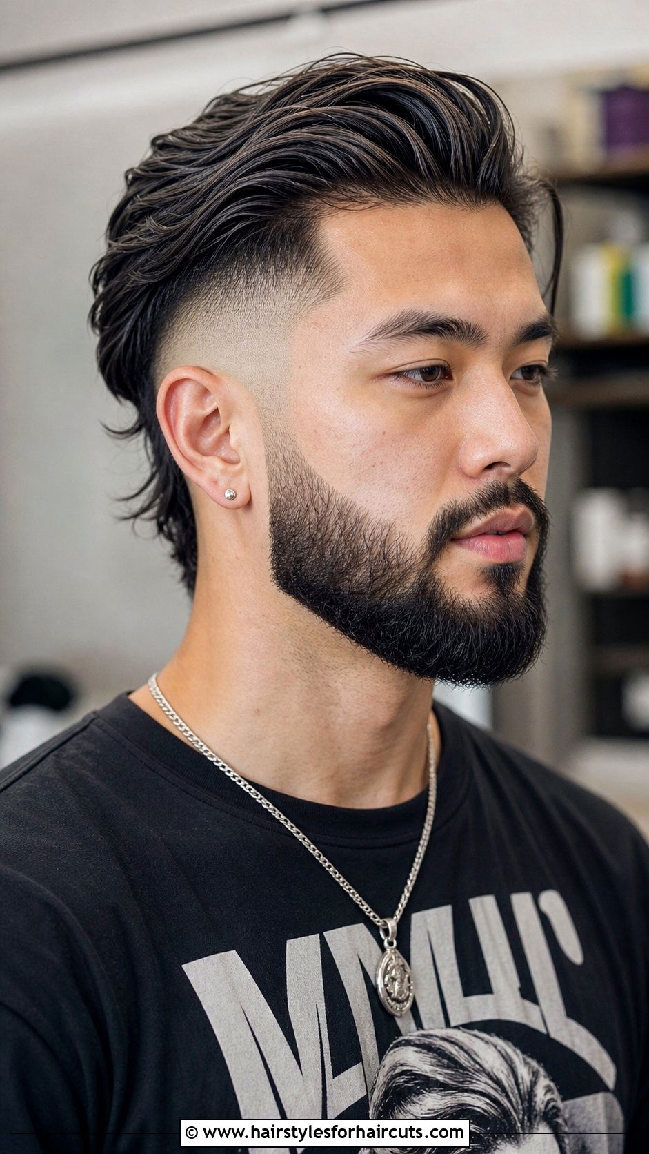 Long Hair With Fade And Beard - 25 long hairstyles with beard - 25 long hairstyles with beard