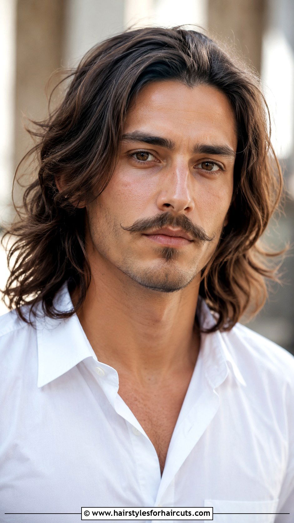 Long Hair With Friendly Mutton Chops - 25 facial hairstyles for long hair - 25 facial hairstyles for long hair