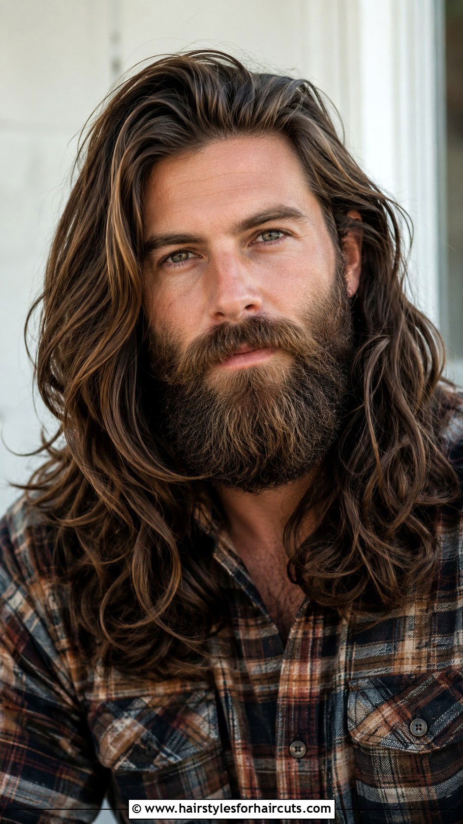 Long Hair With Full Beard - 25 facial hairstyles for long hair - 25 facial hairstyles for long hair