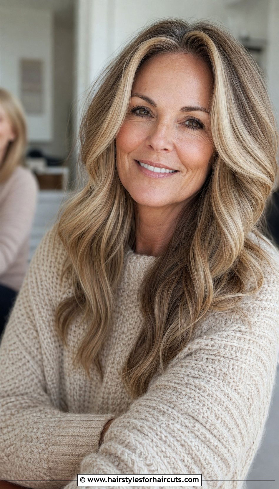 Long Hair With Lowlights - 25 hairstyles for older women with long hair - 25 hairstyles for older women with long hair