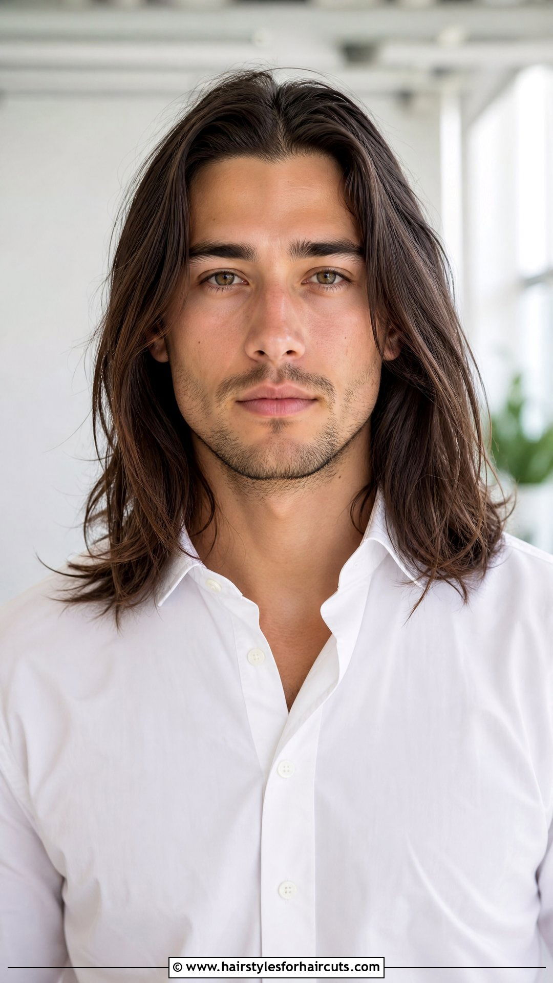 Long Hair With Middle Part - 25 long hair receding hairline haircuts - 25 long hair receding hairline haircuts