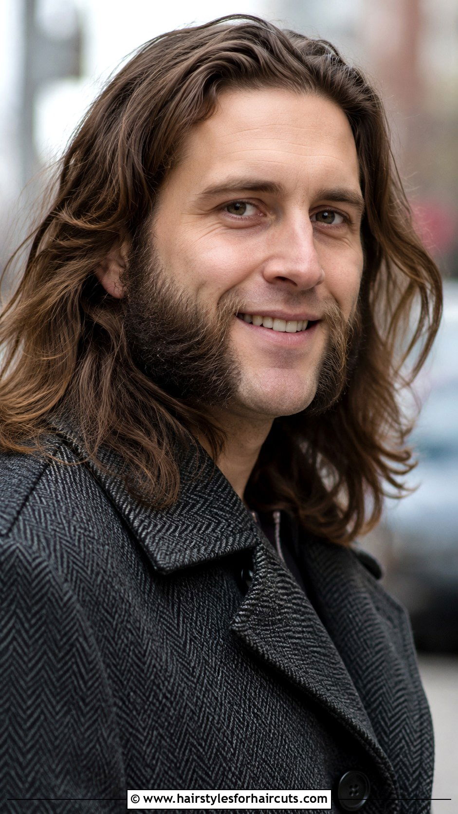 Long Hair With Painter Mustache - 25 facial hairstyles for long hair - 25 facial hairstyles for long hair