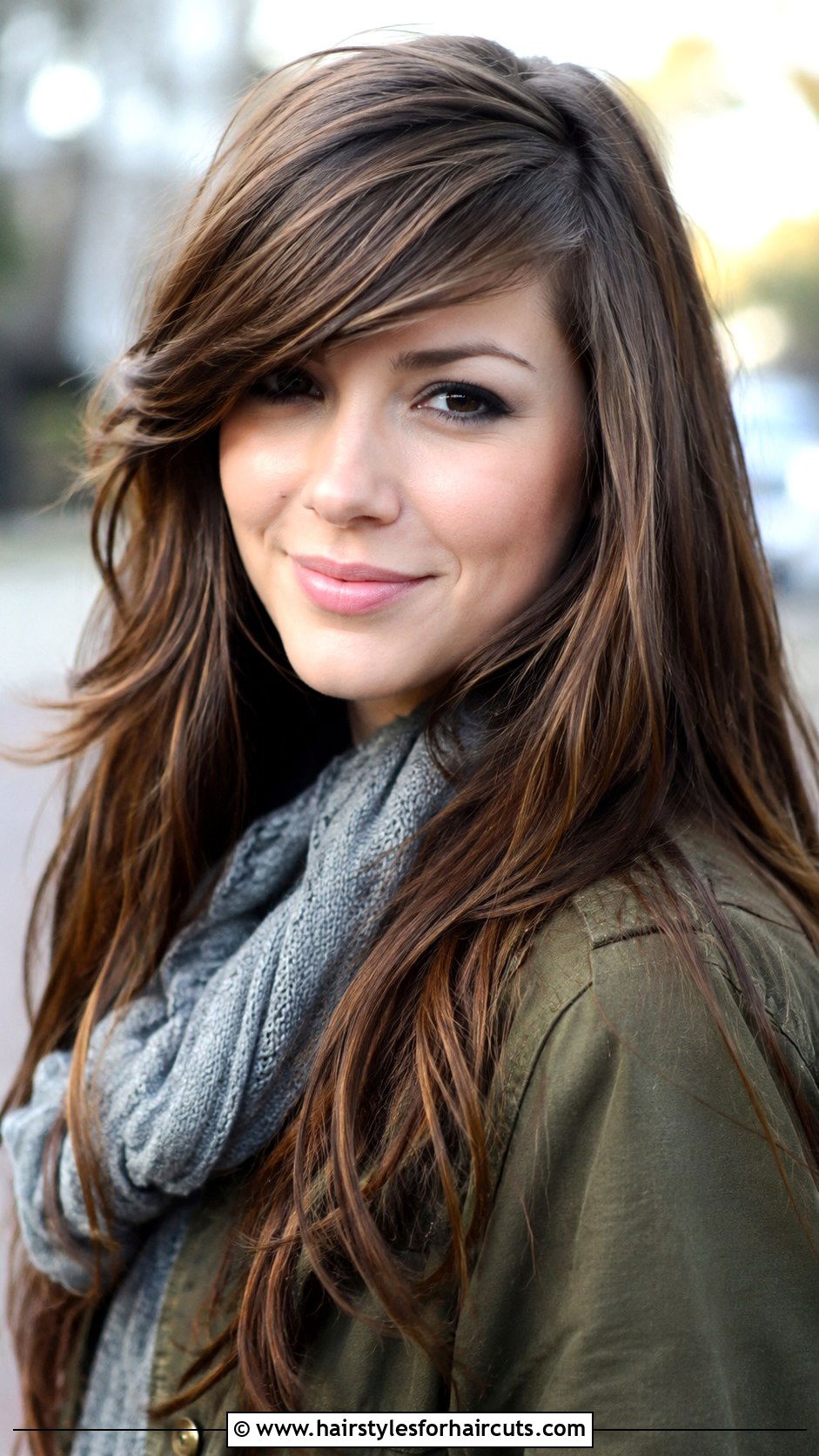 Long Hair With Side Bangs - 25 best hairstyles for long thick hair - 25 best hairstyles for long thick hair