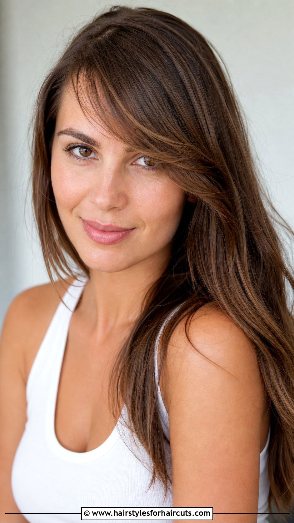 Long Hair With Side Swept Bangs - 25 face framing haircuts for long hair - 25 face framing haircuts for long hair