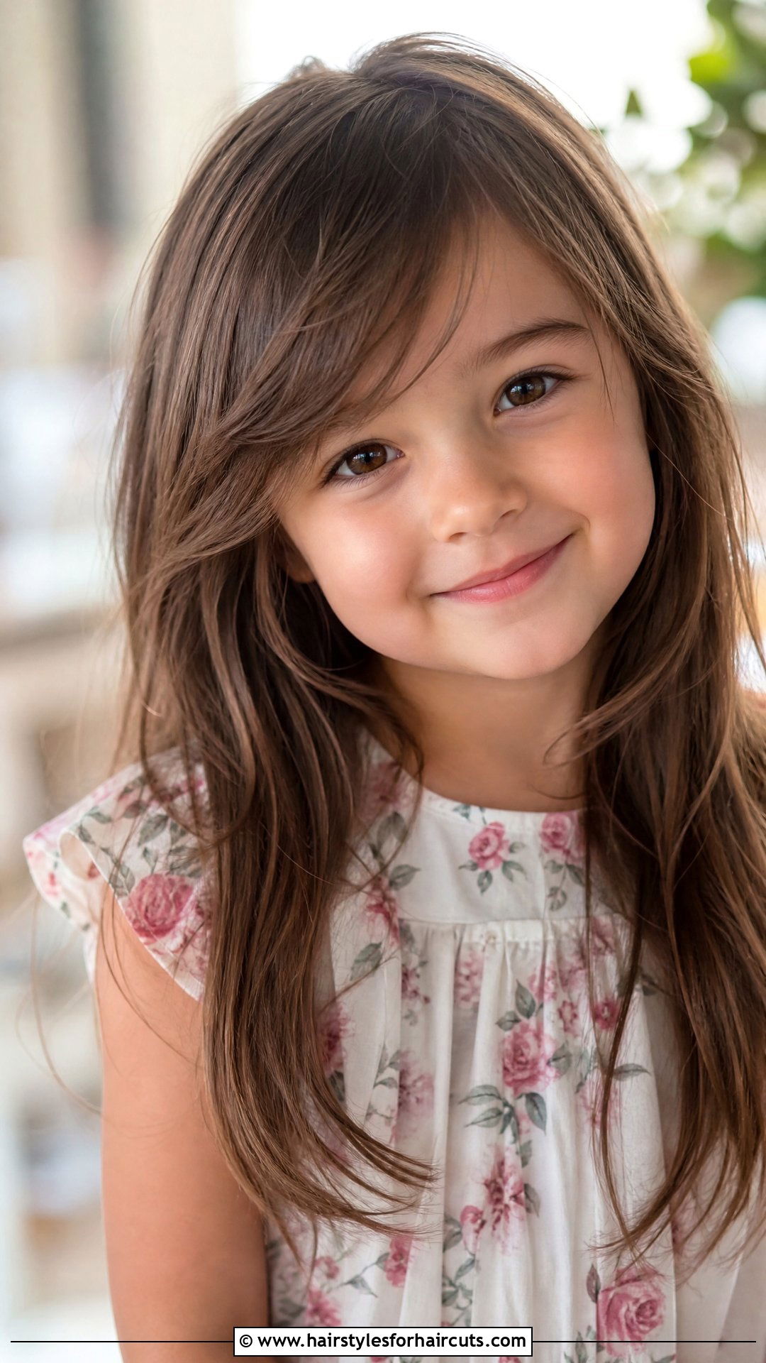 Long Hair With Soft Side Bangs - 25 long hair little girl haircuts with bangs - 25 long hair little girl haircuts with bangs