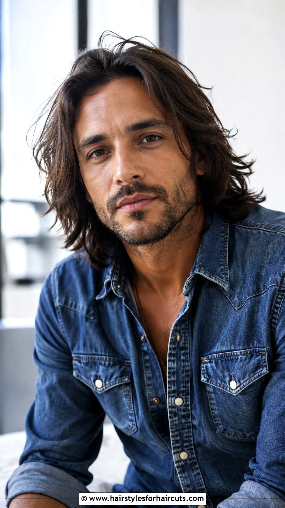 Long Hair With Stubble - 25 facial hairstyles for long hair - 25 facial hairstyles for long hair