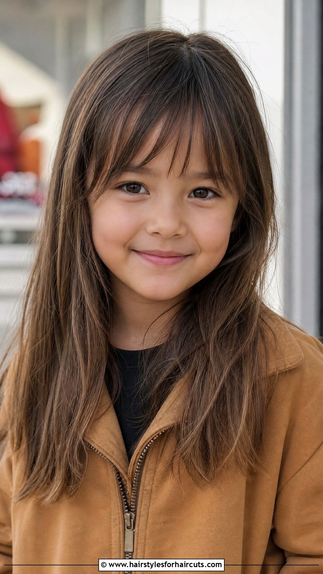 Long Hair With Textured Bangs - 25 long hair little girl haircuts with bangs - 25 long hair little girl haircuts with bangs