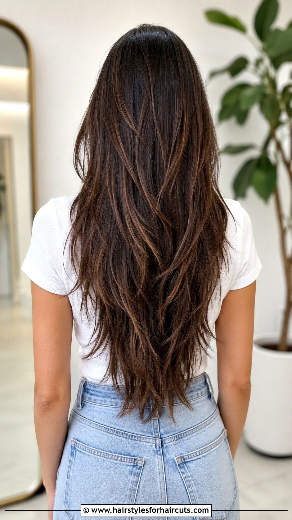 Long Hair With Textured Ends Back View - 25 back of head haircuts long hair - 25 back of head haircuts long hair