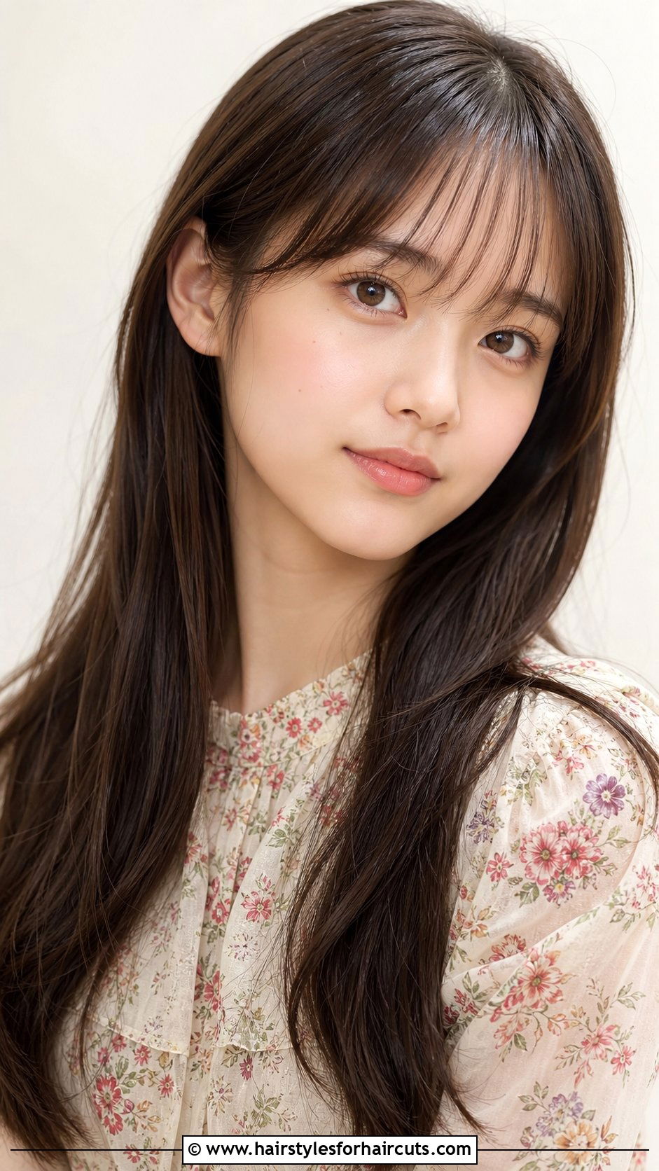 Long Hair With Wispy Bangs - 25 cute haircuts for girls with long hair - 25 cute haircuts for girls with long hair