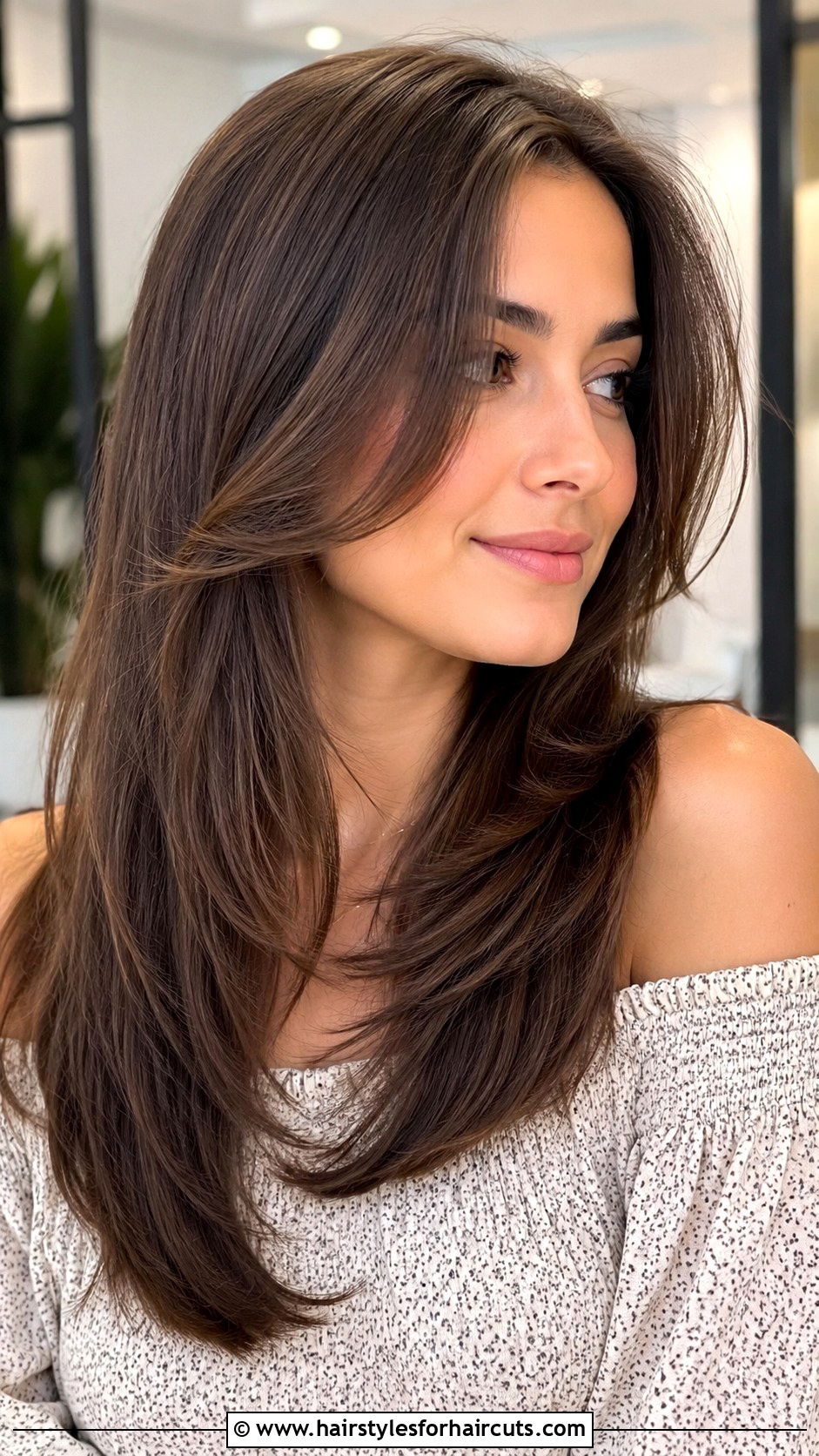 Long Haircut With Cheekbone Layers - 25 haircuts for long straight fine hair - 25 haircuts for long straight fine hair