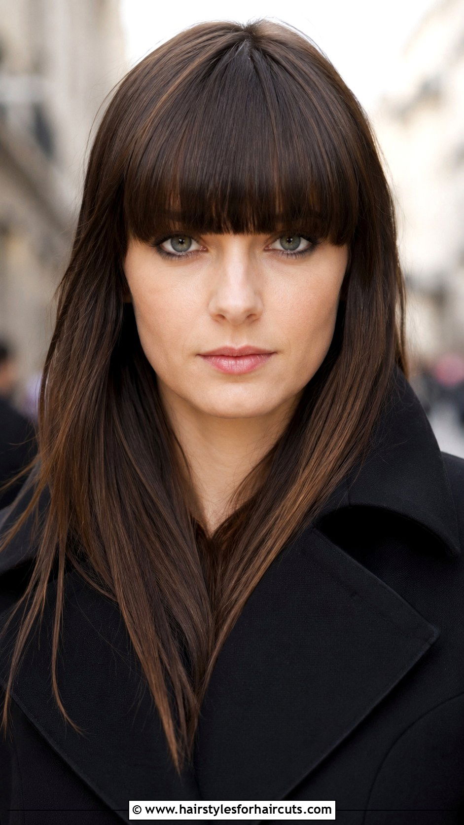 Long Haircut With Straight Across Bangs - 25 haircuts for long straight fine hair - 25 haircuts for long straight fine hair