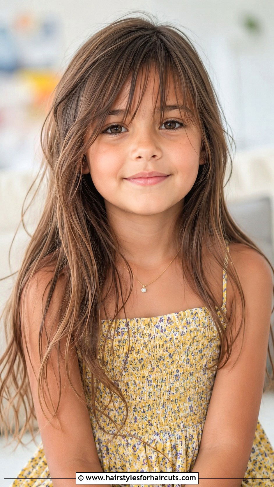 Long Haircut With Waterfall Bangs - 25 haircuts for girls with long hair kids - 25 haircuts for girls with long hair kids