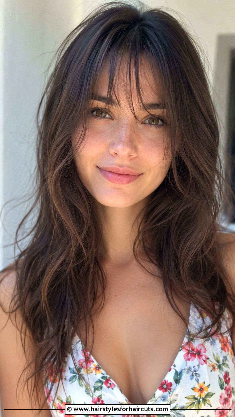 Long Haircut With Wispy Bangs - 25 long haircuts for wavy frizzy hair - 25 long haircuts for wavy frizzy hair