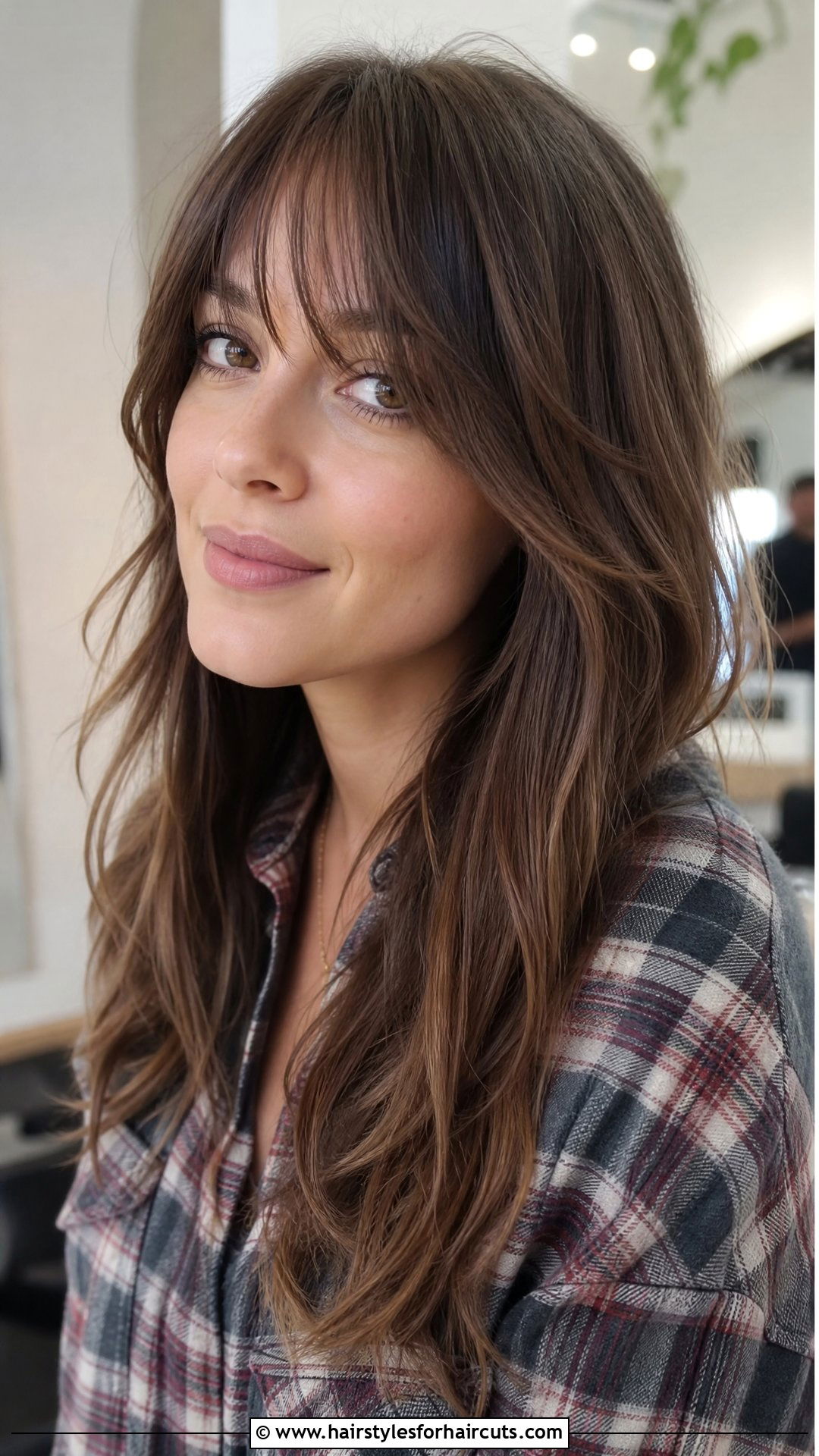 Long Layered Bangs Haircut - 25 haircuts for extra long hair - 25 haircuts for extra long hair