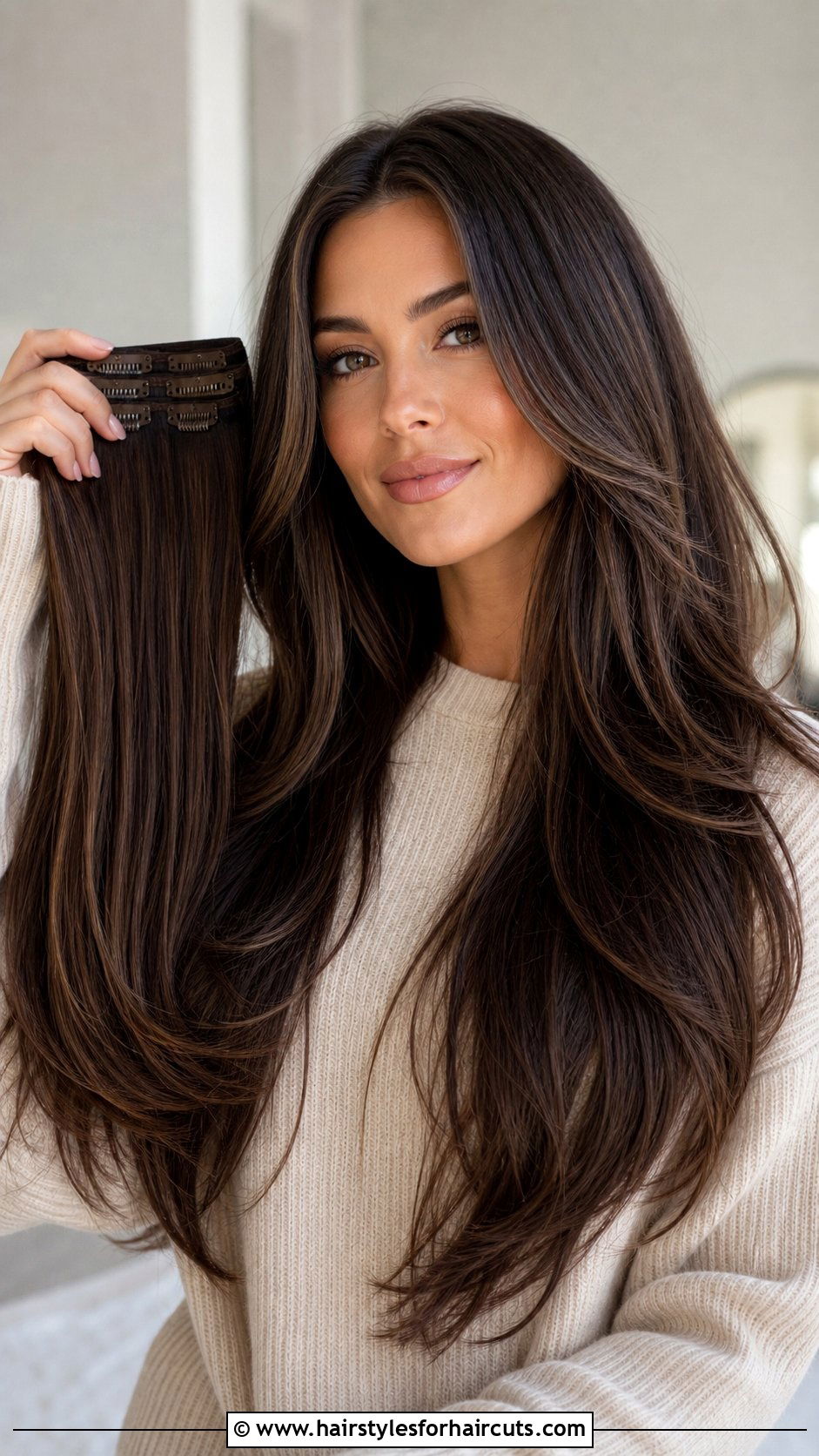Long Layered Clip In Extensions - 25 hairstyles with extensions - 25 hairstyles with extensions