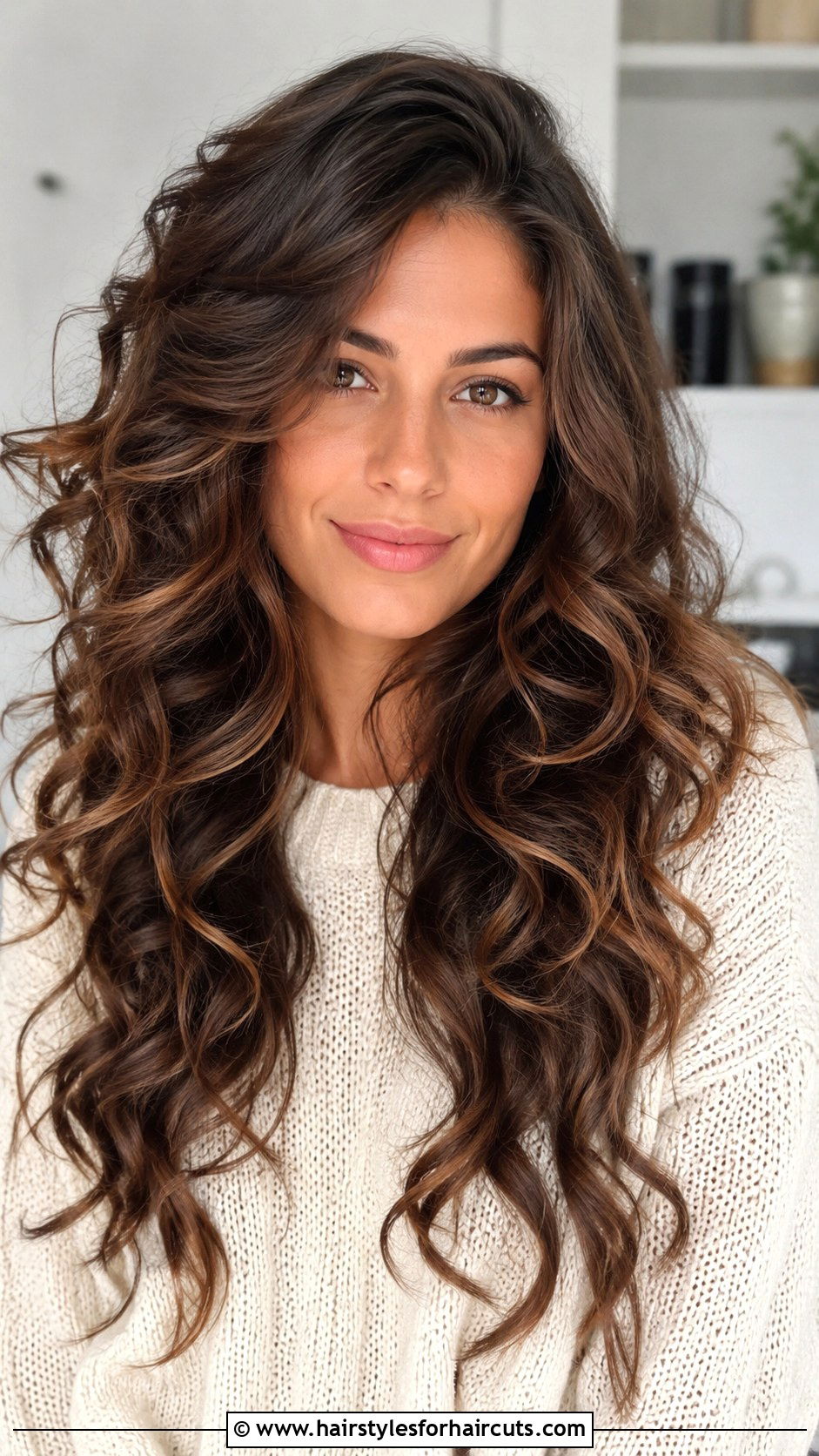 Long Layered Curly Waves - 25 curly wave hairstyles - 25 curly wave hairstyles